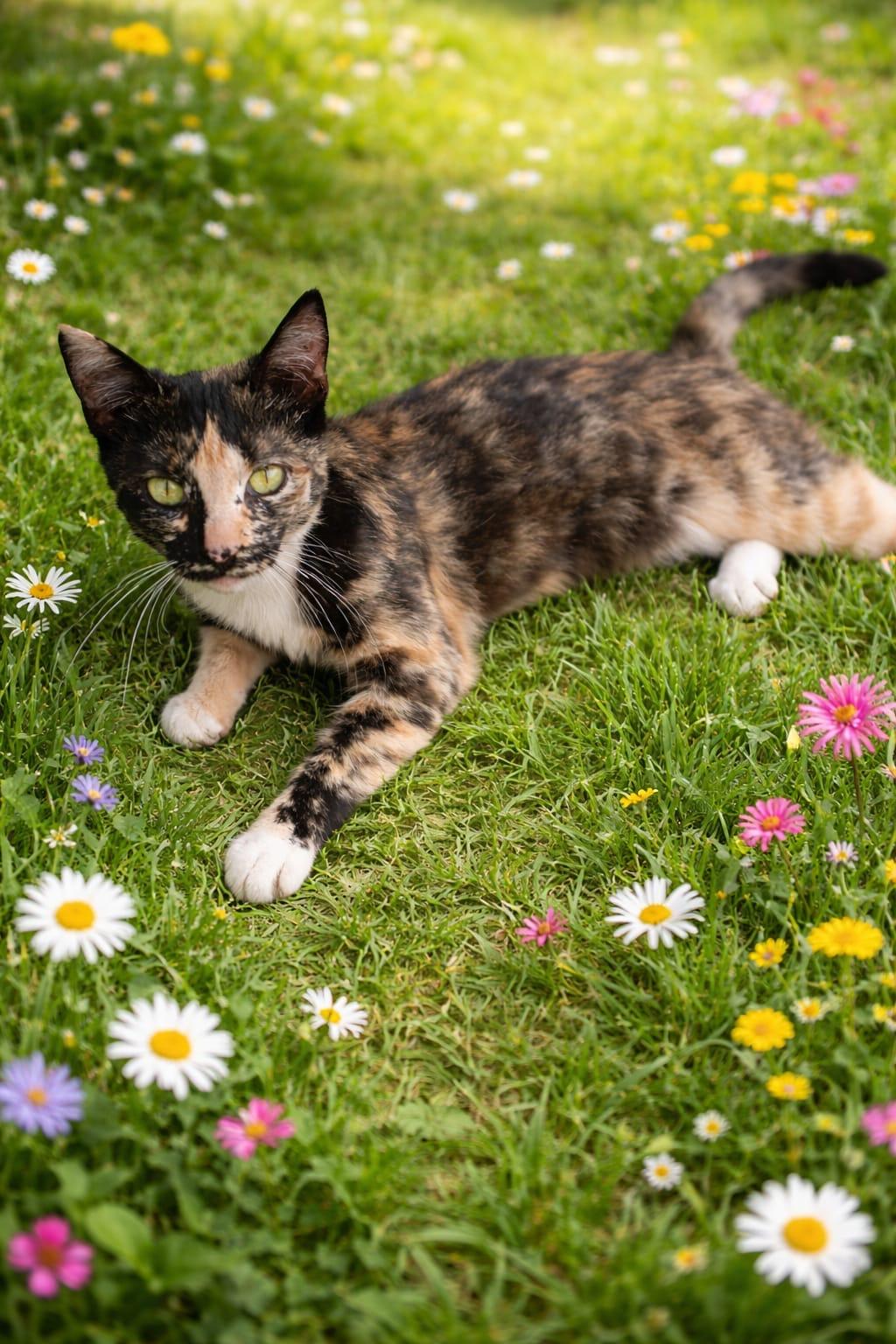 Albania dog & cat friendly, ADOPTABLE, Young Female Calico.