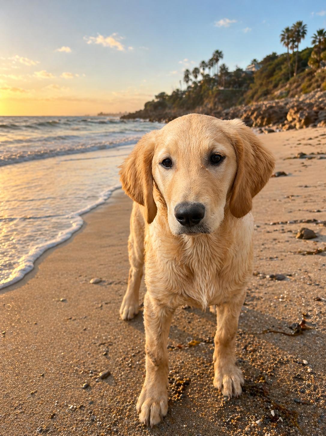 Cooper, Adoptable, Puppy Male Golden Retriever & Poodle.