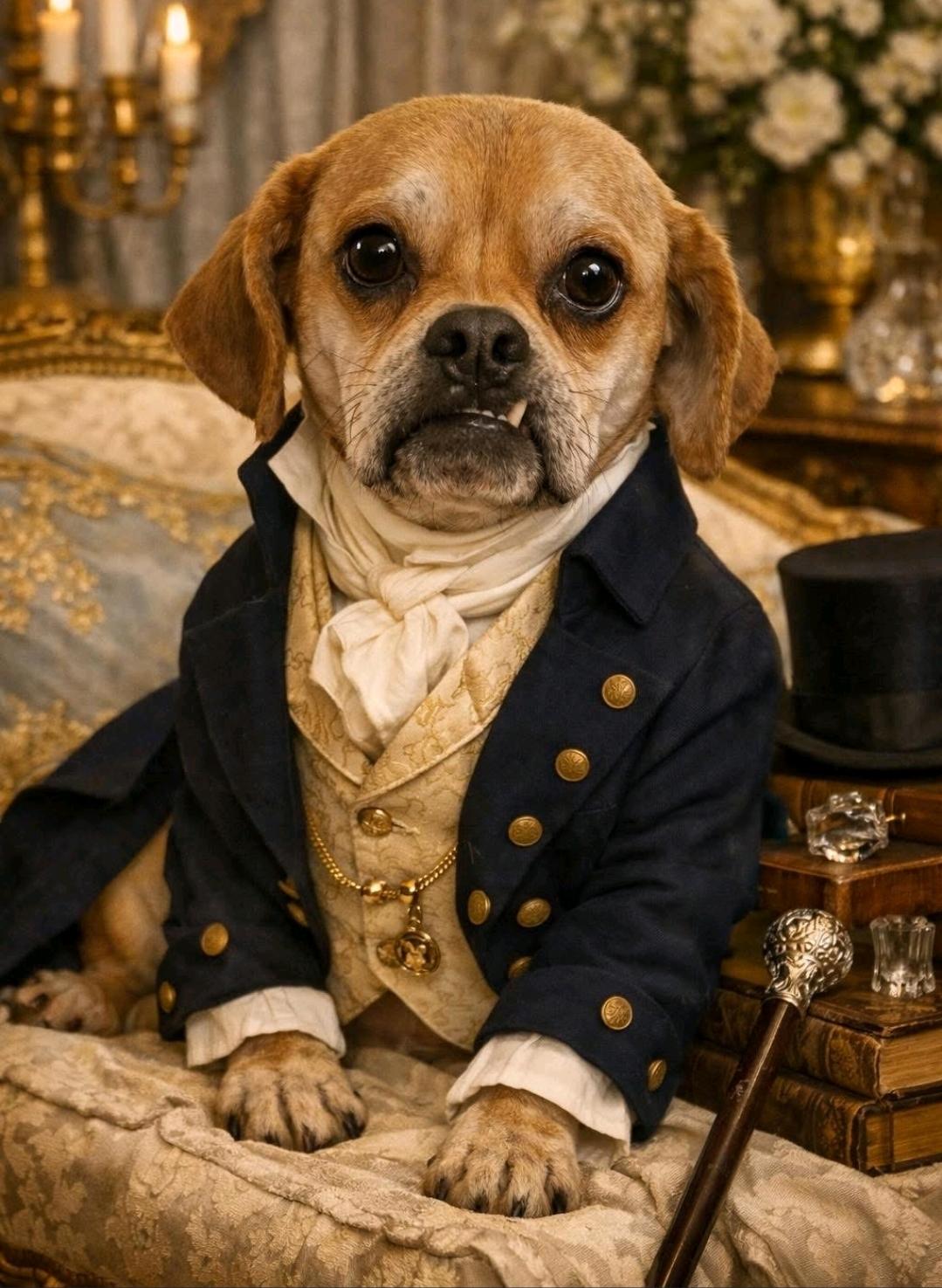 Enlarge Sir Benedict Cadbury, a ADOPTABLE Puggle in Torrington, CT image 2/6
