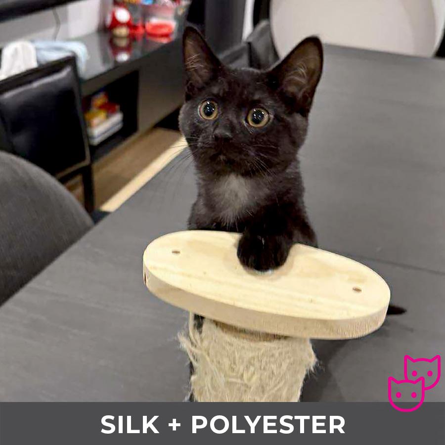 Silk (bonded with Polyester)