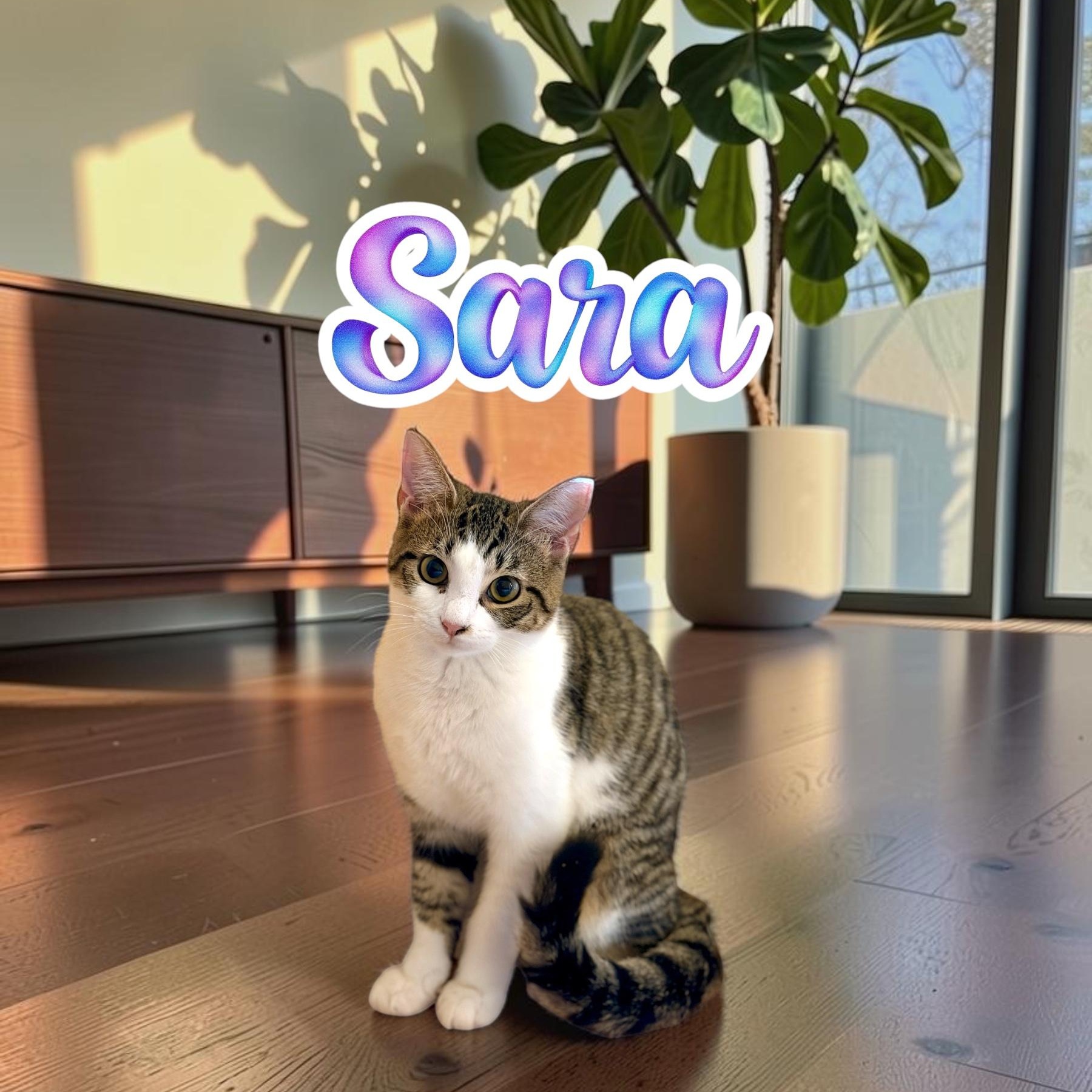 Sara, Adoptable, Kitten Female Domestic Short Hair.