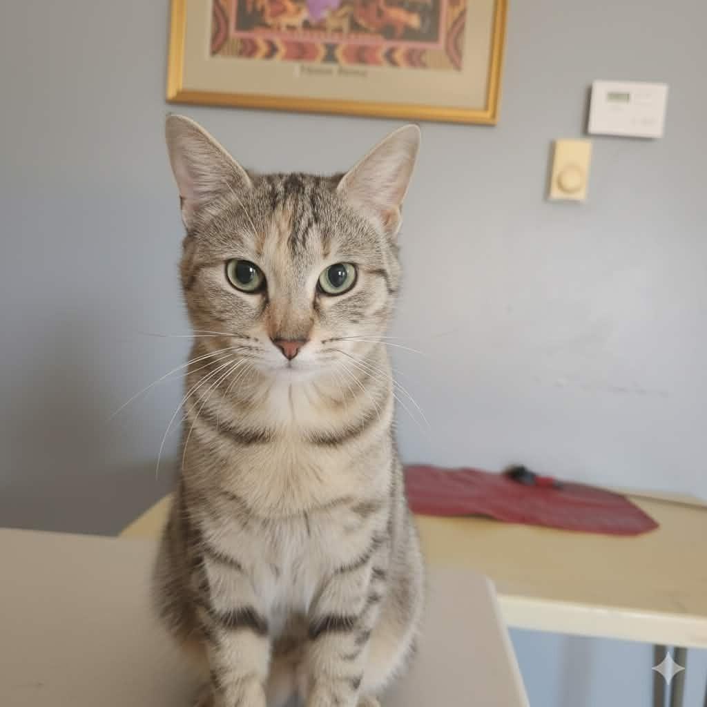SugarCube, Adoptable, Young Female Domestic Short Hair.