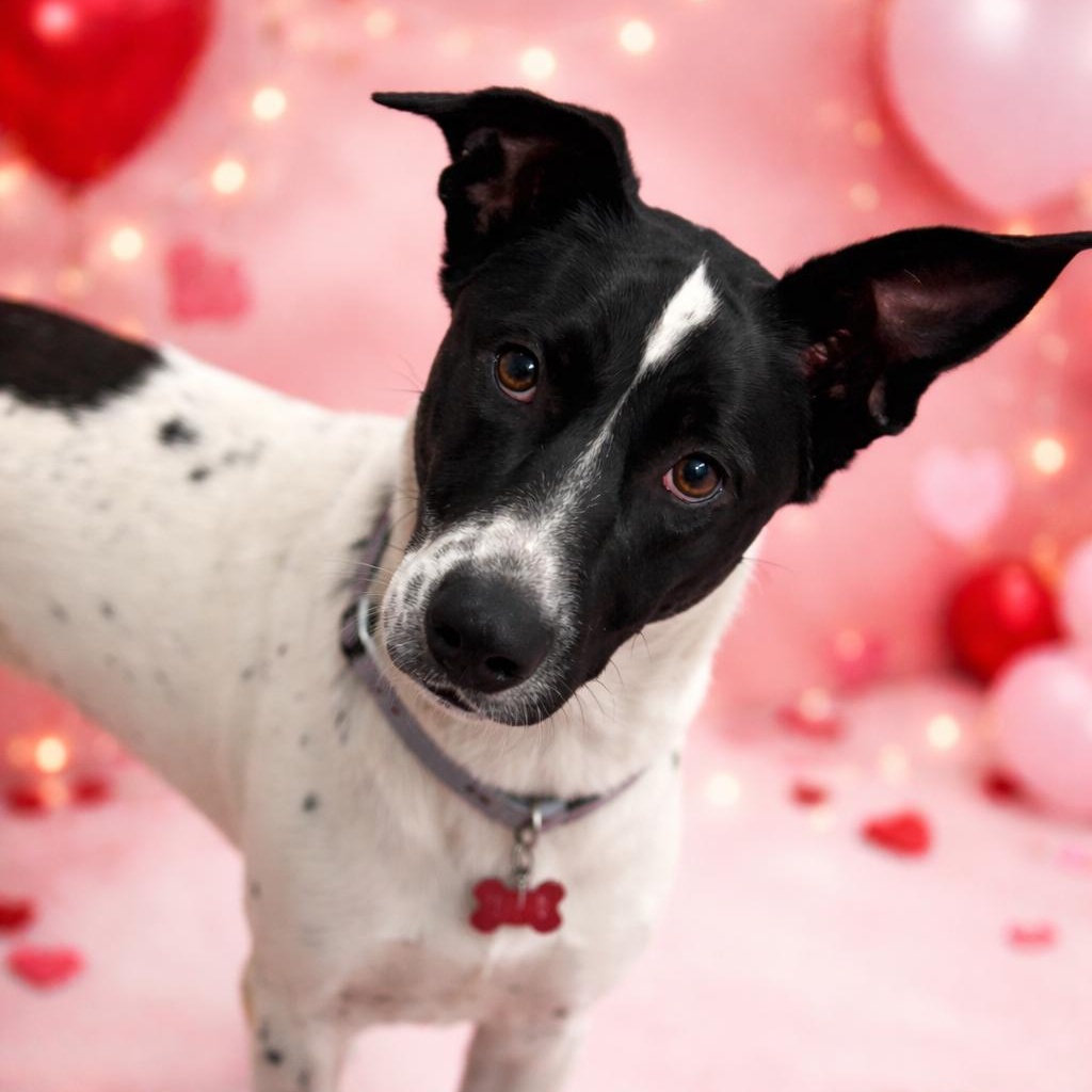  Scarlett — Loyal, Friendly, Cuddles, Weighs 47 lbs! Fostered in Billerica, MA!, adopted, Young Female Pointer & Dalmatian.