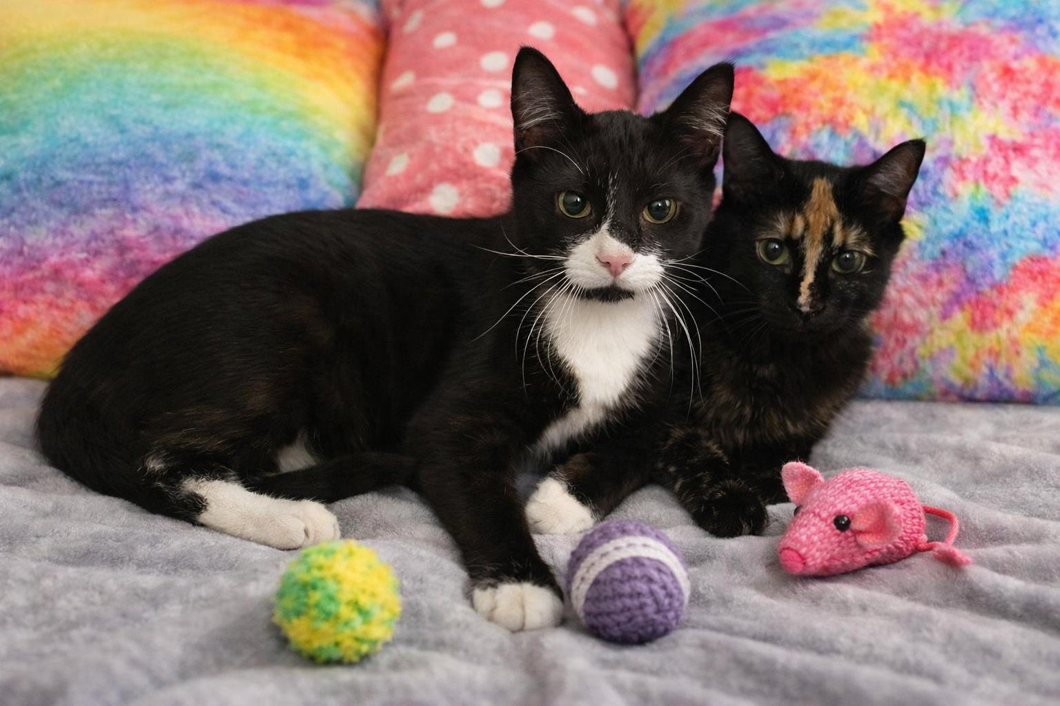 Enlarge Meme and Murphy, a ADOPTABLE mixed breed in Buffalo, NY image 1/1