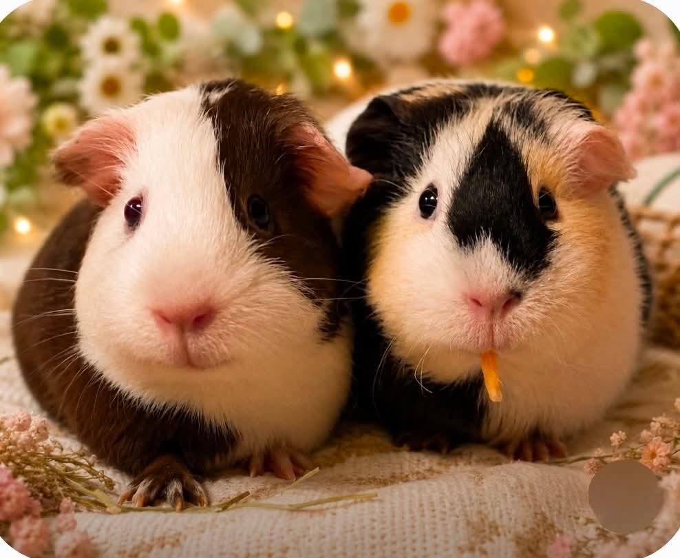 Cupcake and Poptart, Adoptable, Adult Female Guinea Pig.