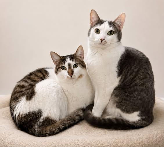 JUDGE & JETT, Adoptable, Adult Male Domestic Short Hair.