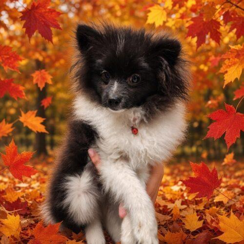 Midnight (#408), Adoptable, Puppy Male Pomeranian.