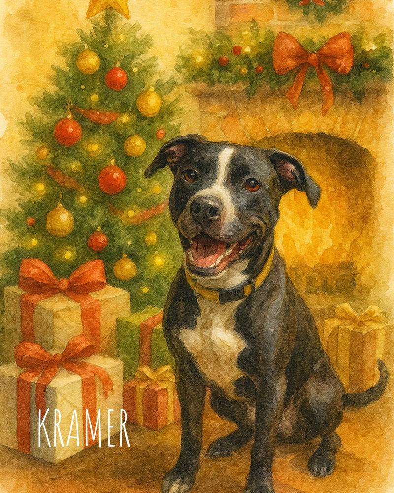 Kramer, Adoptable, Adult Male American Bully.