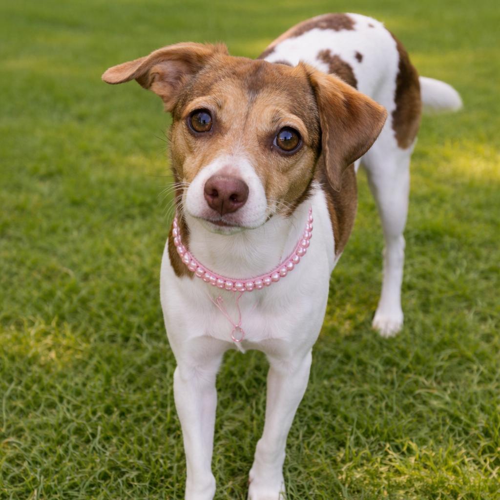 Nigiri, Adoptable, Puppy Female Whippet & Jack Russell Terrier.