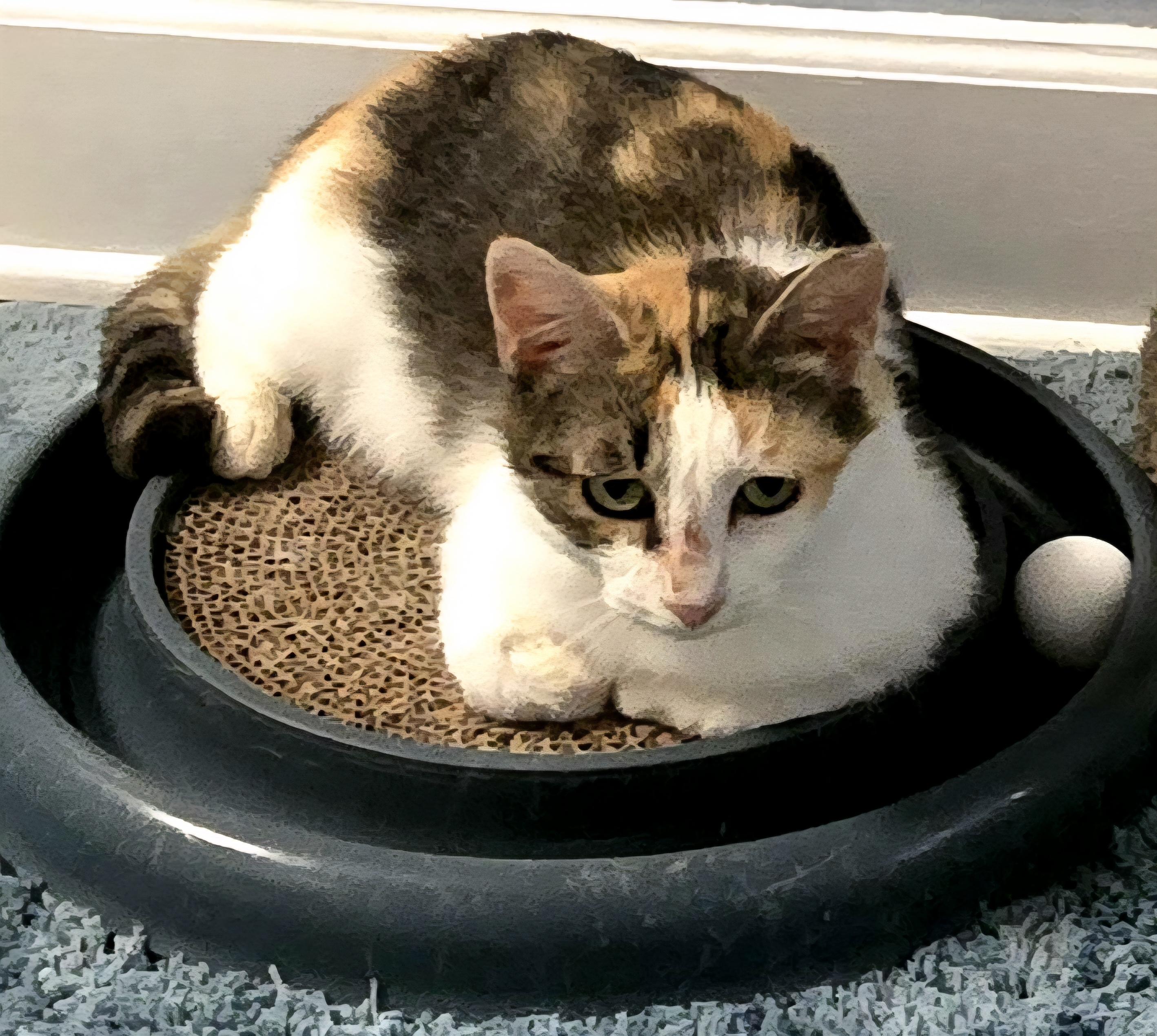 Enlarge Halle, an adopted Domestic Short Hair in Boiling Springs, PA image 2/5