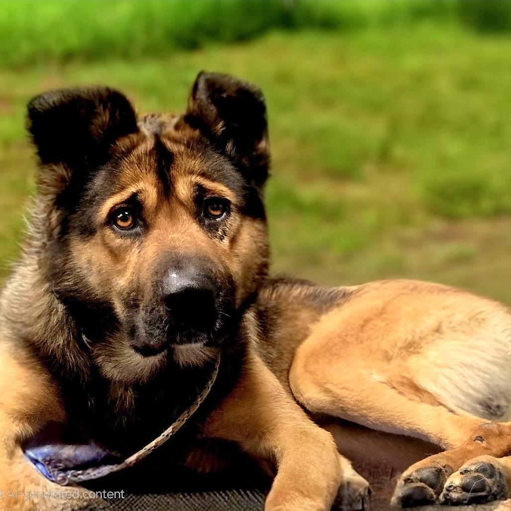 Teddy, Adoptable, Adult Male German Shepherd Dog & Mixed Breed.