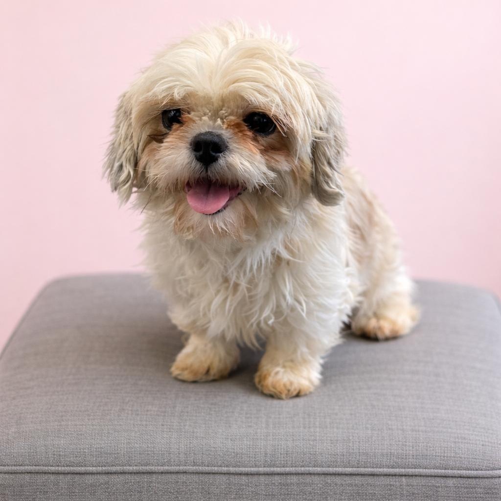 Opalite, Adoptable, Adult Female Shih Tzu.