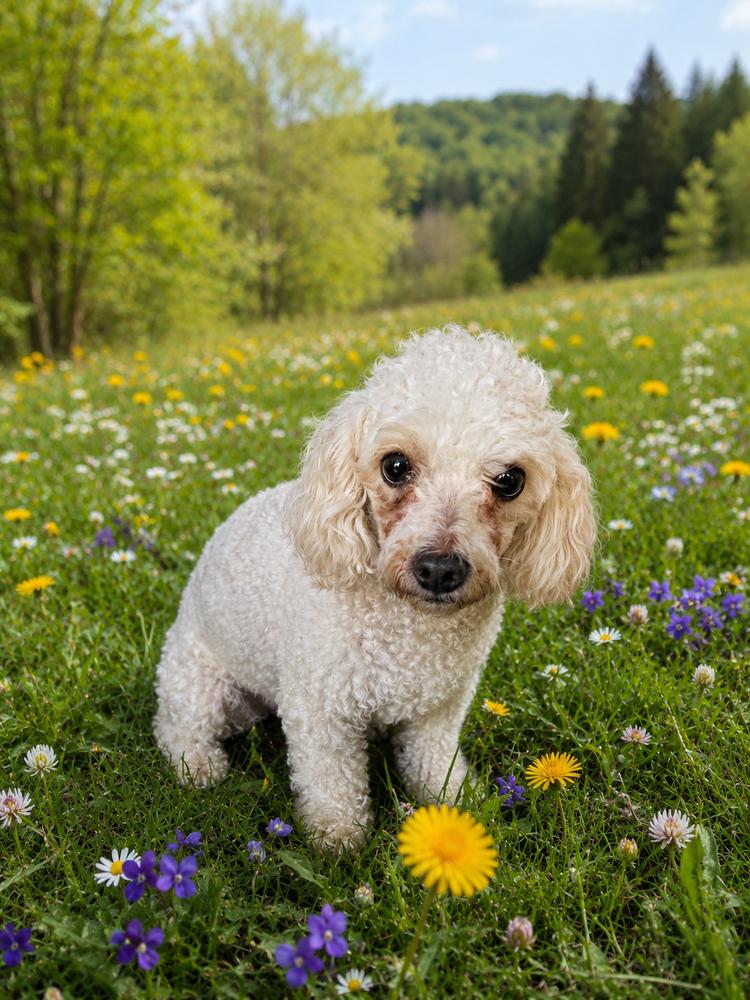 Olaf, Adoptable, Adult Male Poodle.