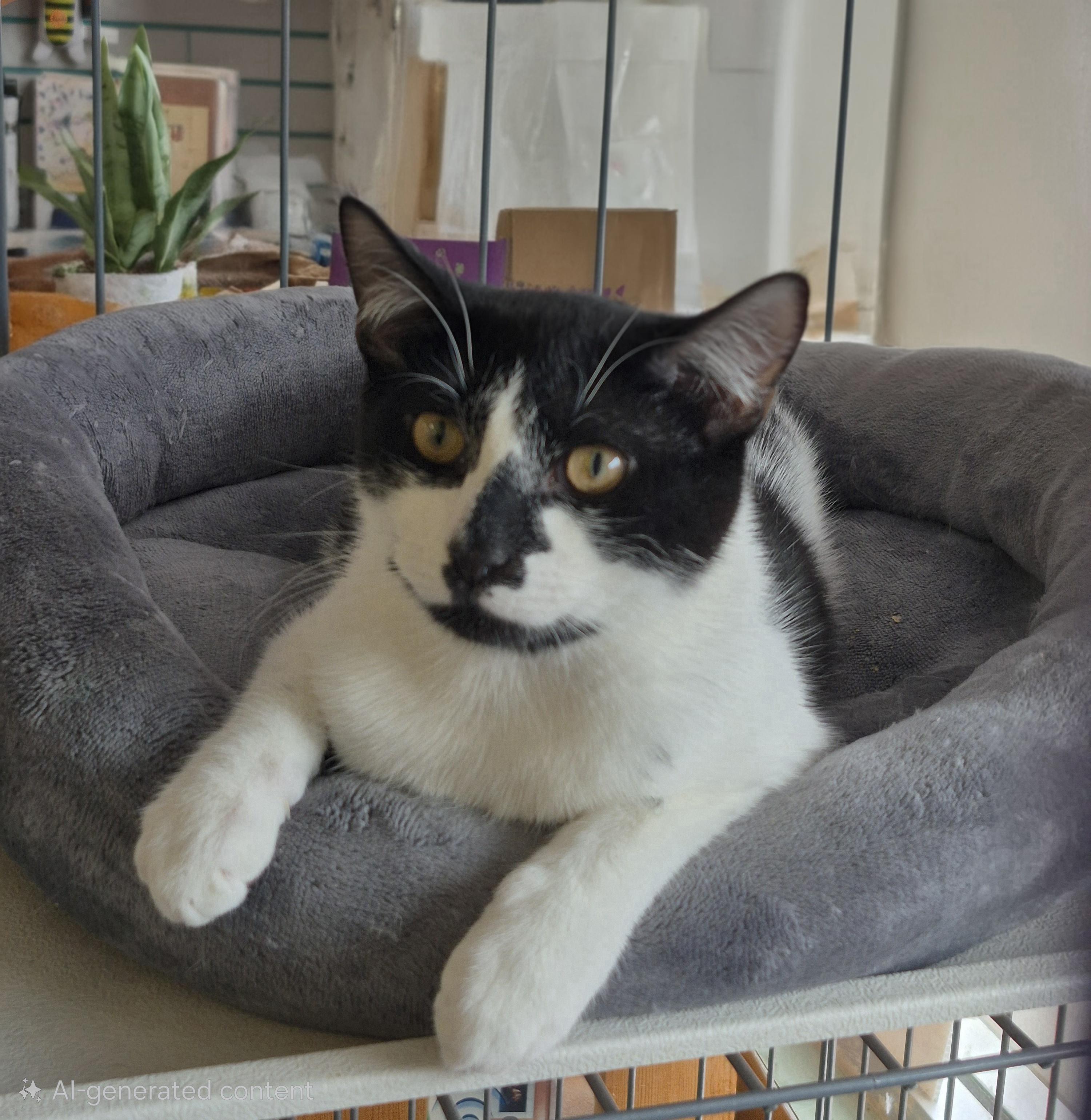 Enlarge Milo, a ADOPTABLE Domestic Short Hair in Hillsborough, NJ image 1/4