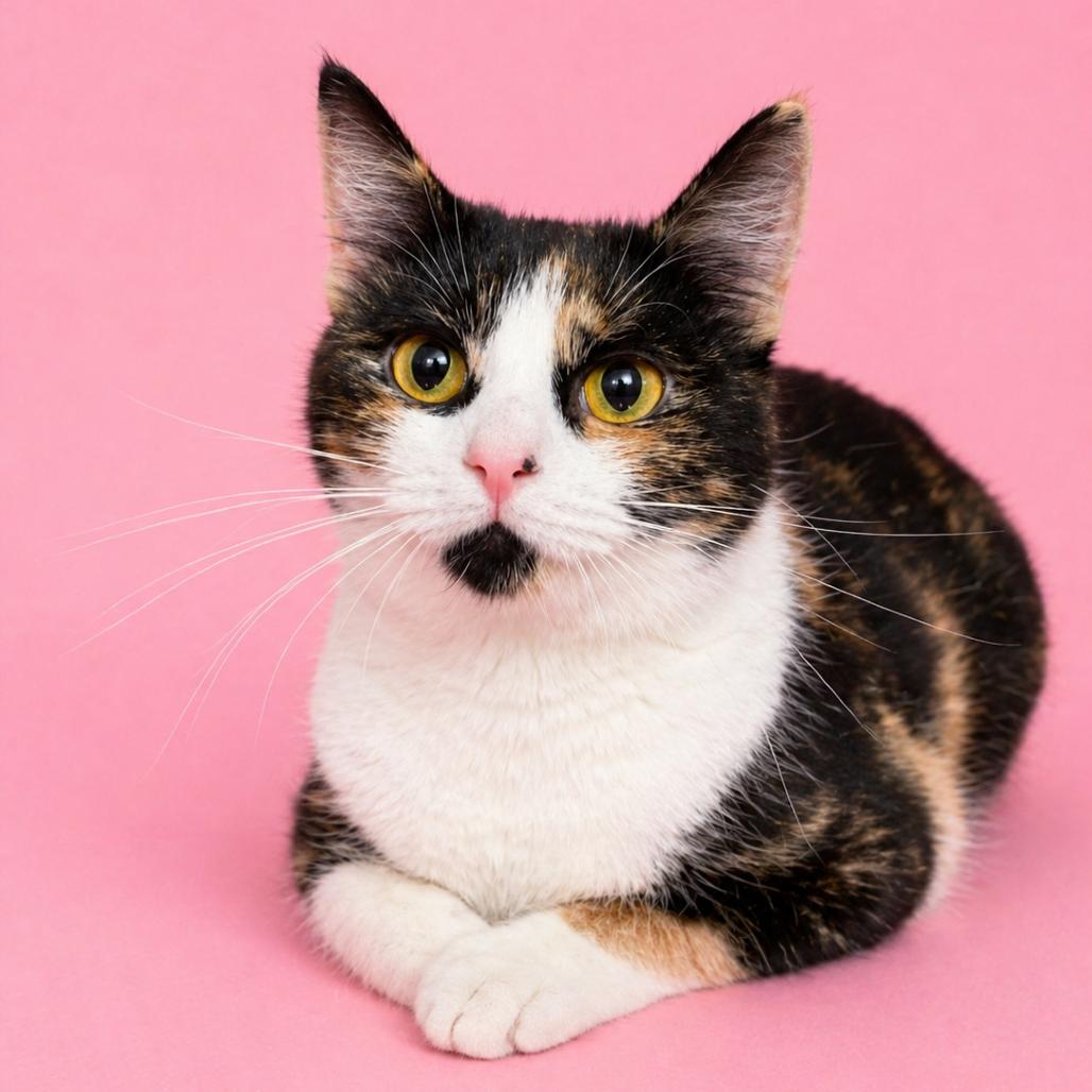 April, Adoptable, Young Female Domestic Short Hair.