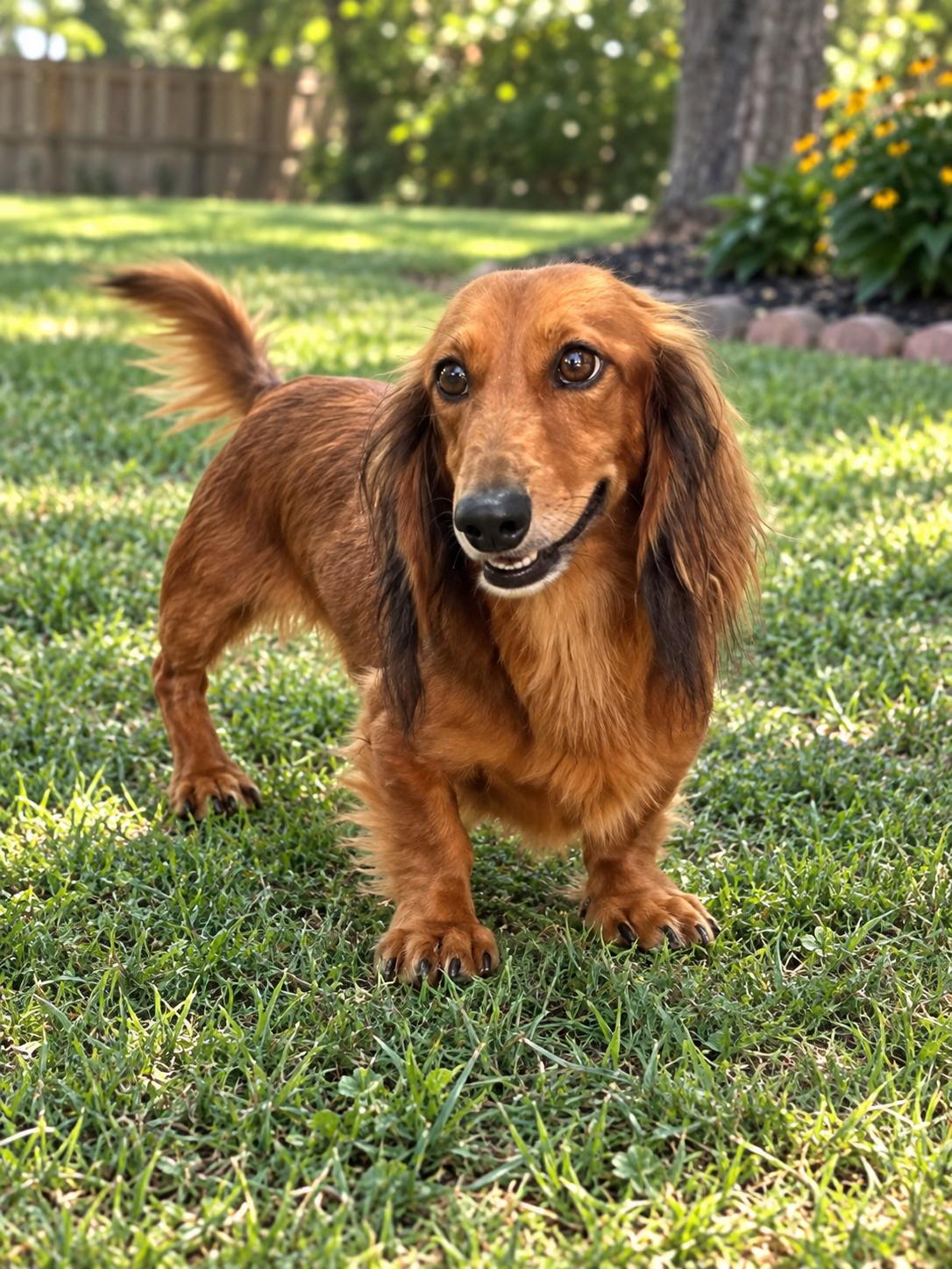 Balloo, Adopted, Adult Male Dachshund.