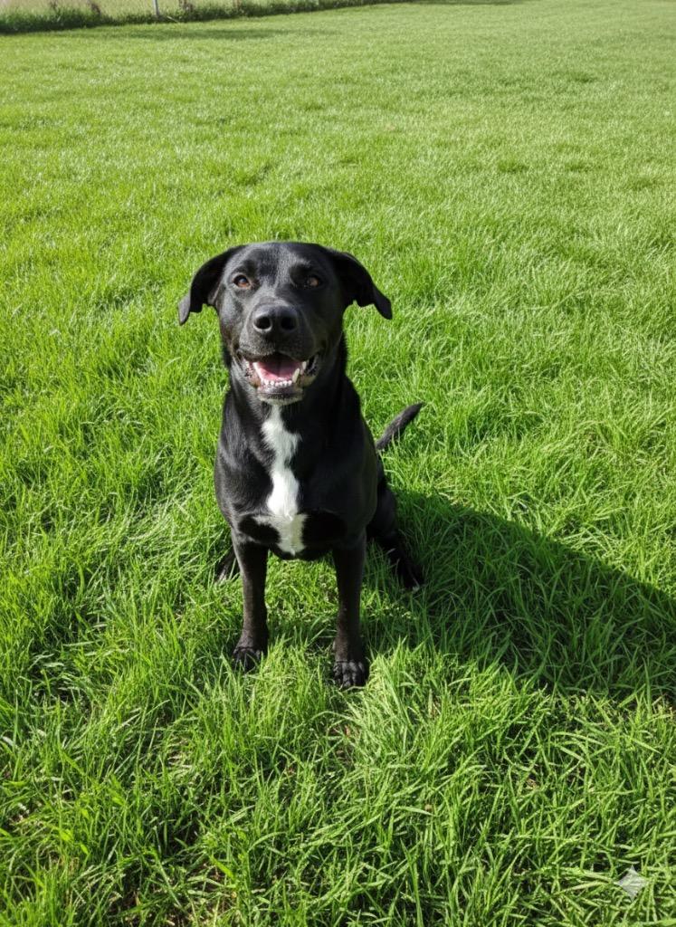 Cowboy, Adopted, Young Male Labrador Retriever & Border Collie.