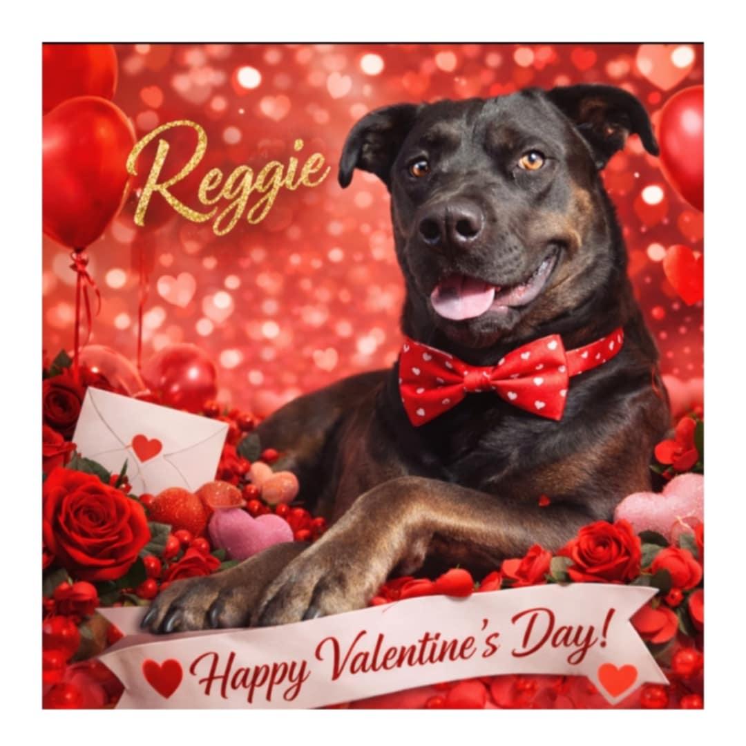 Reginald, Adoptable, Adult Male Rottweiler & Black Labrador Retriever.