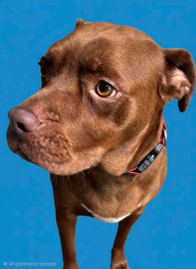 Marilyn, Adoptable, Young Female Boxer & Chocolate Labrador Retriever.
