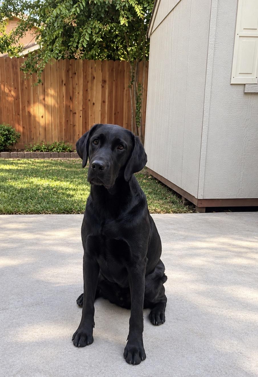 SHADOW THE SNUGGLE KING, Adopted, Adult Male Labrador Retriever.