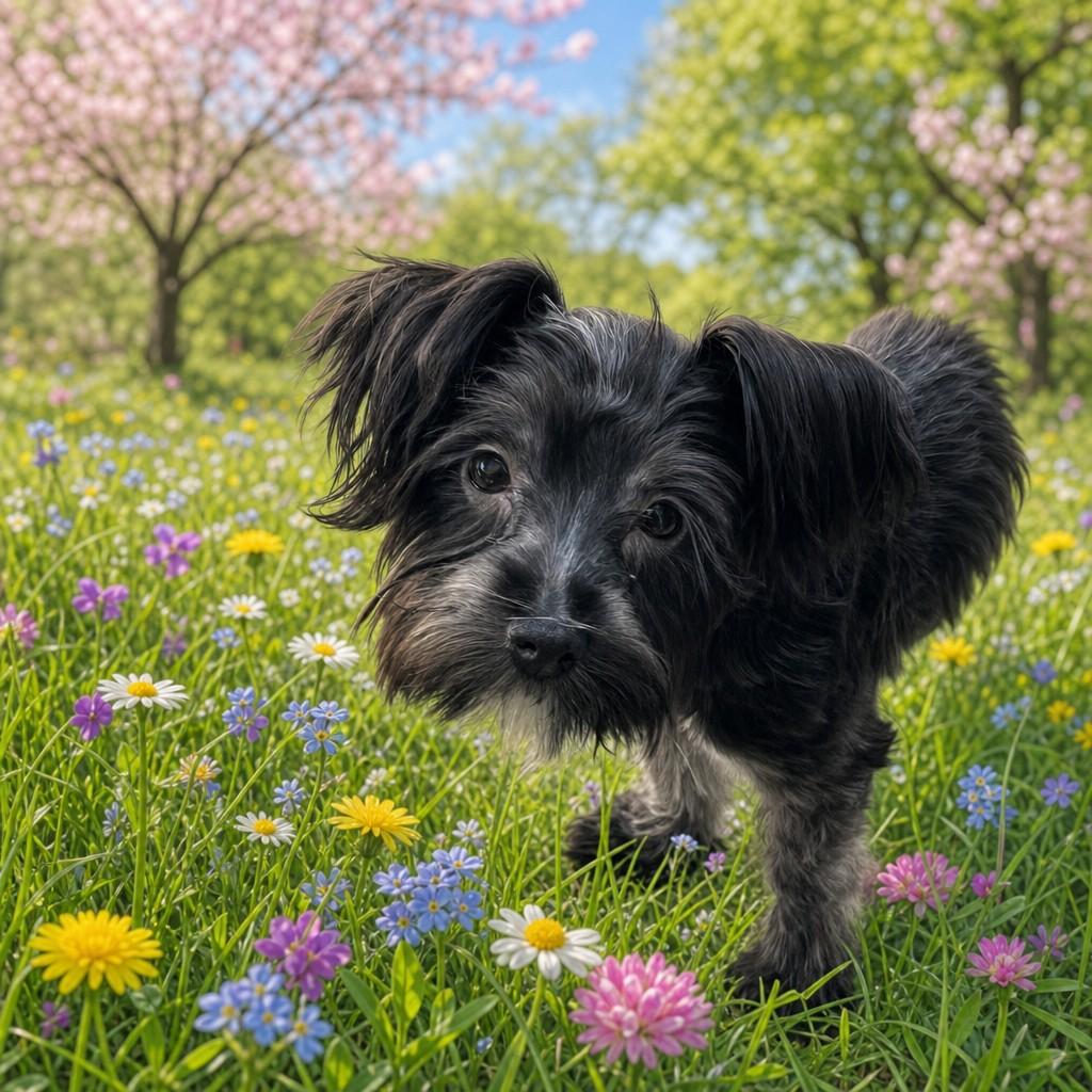 Moe, ADOPTABLE, Puppy Male Shih Tzu.