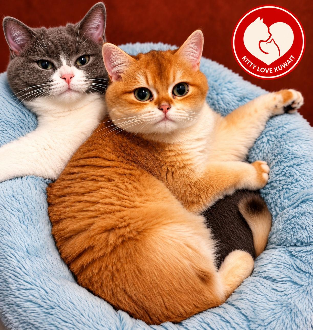 Simba and Luna, Adoptable, Adult Male British Shorthair.