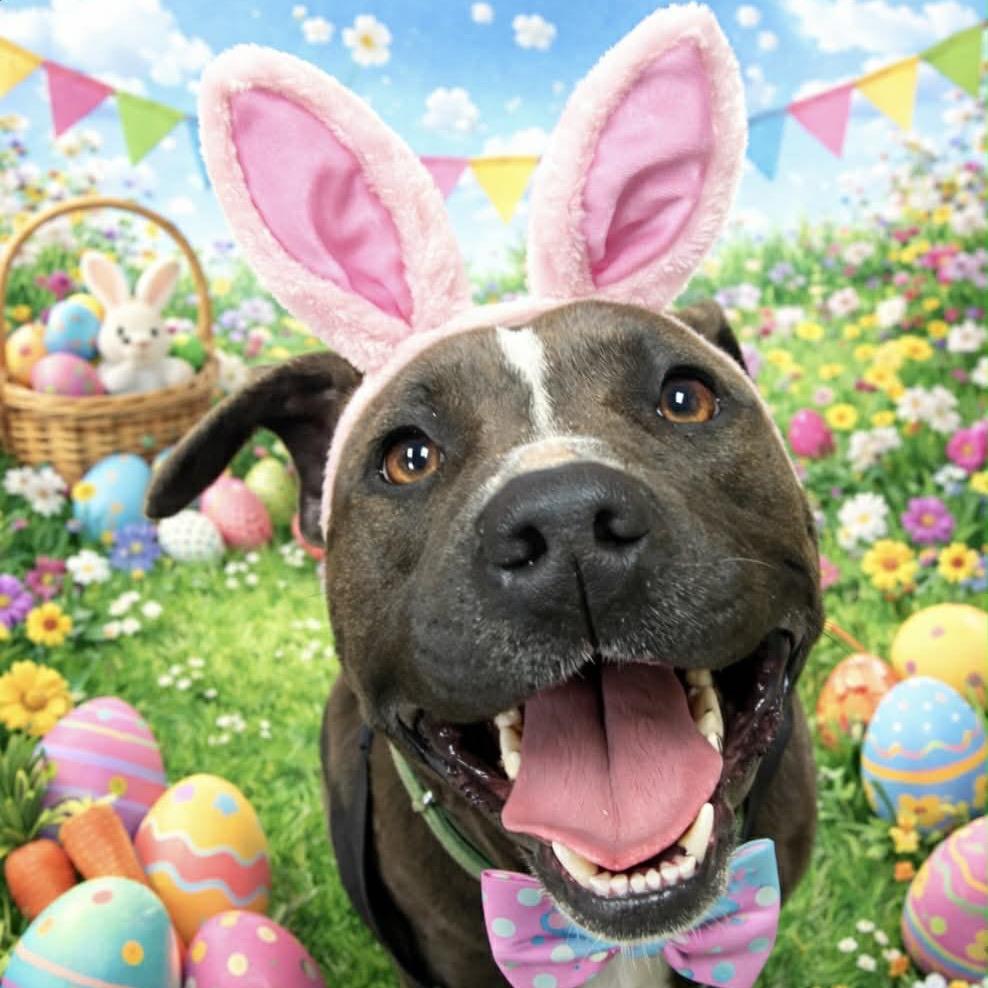 Enlarge Smiley, a Adoptable Pit Bull Terrier in Hinesville, GA image 1/2