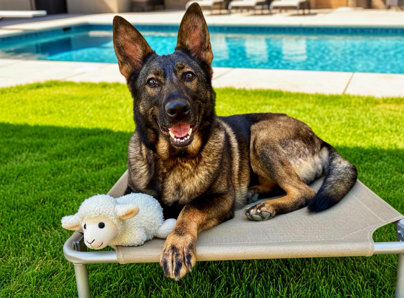 Bonni, Adoptable, Young Female German Shepherd Dog & Dutch Shepherd.