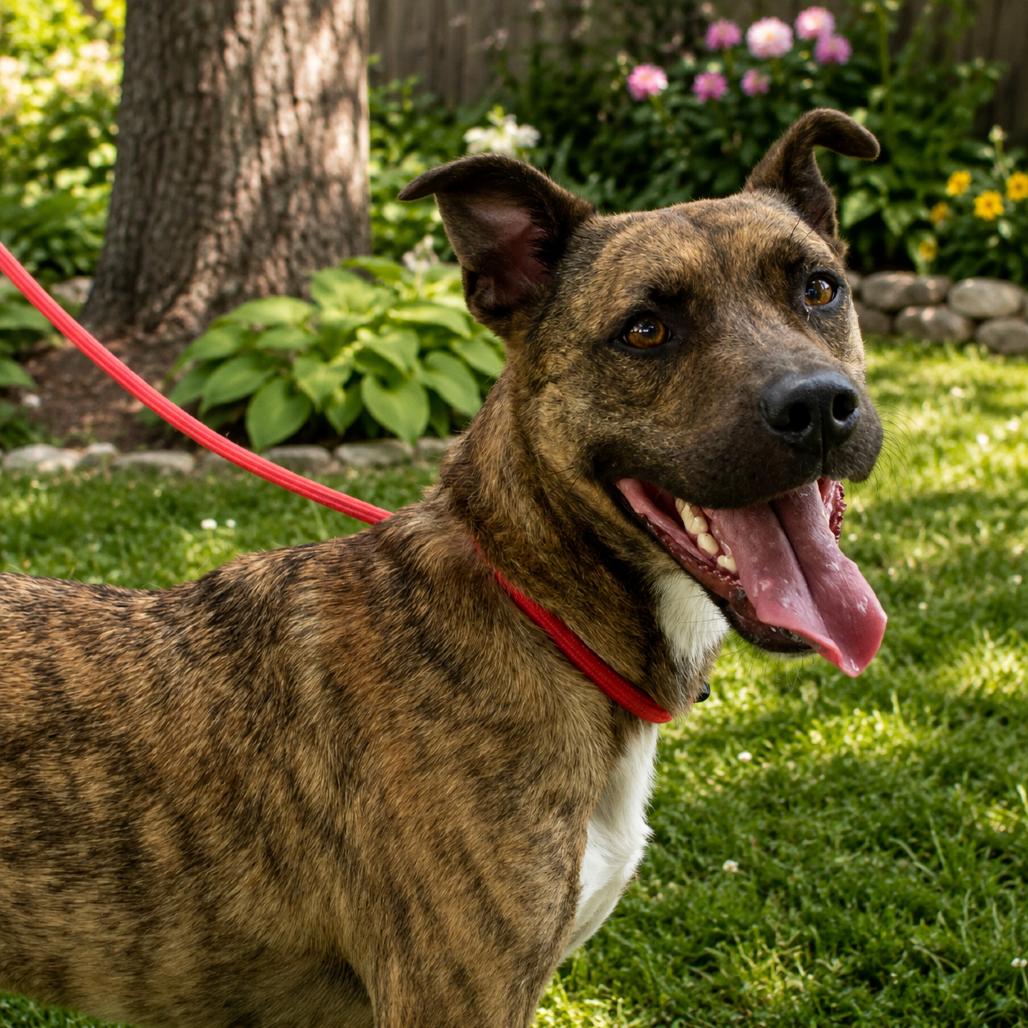 Chitlin, Adoptable, Young Male Mountain Cur & Mixed Breed.
