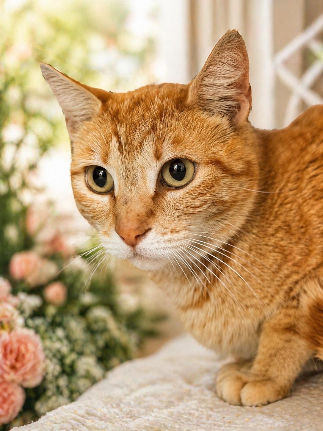 Clementine, adopted, Adult Female Domestic Short Hair.