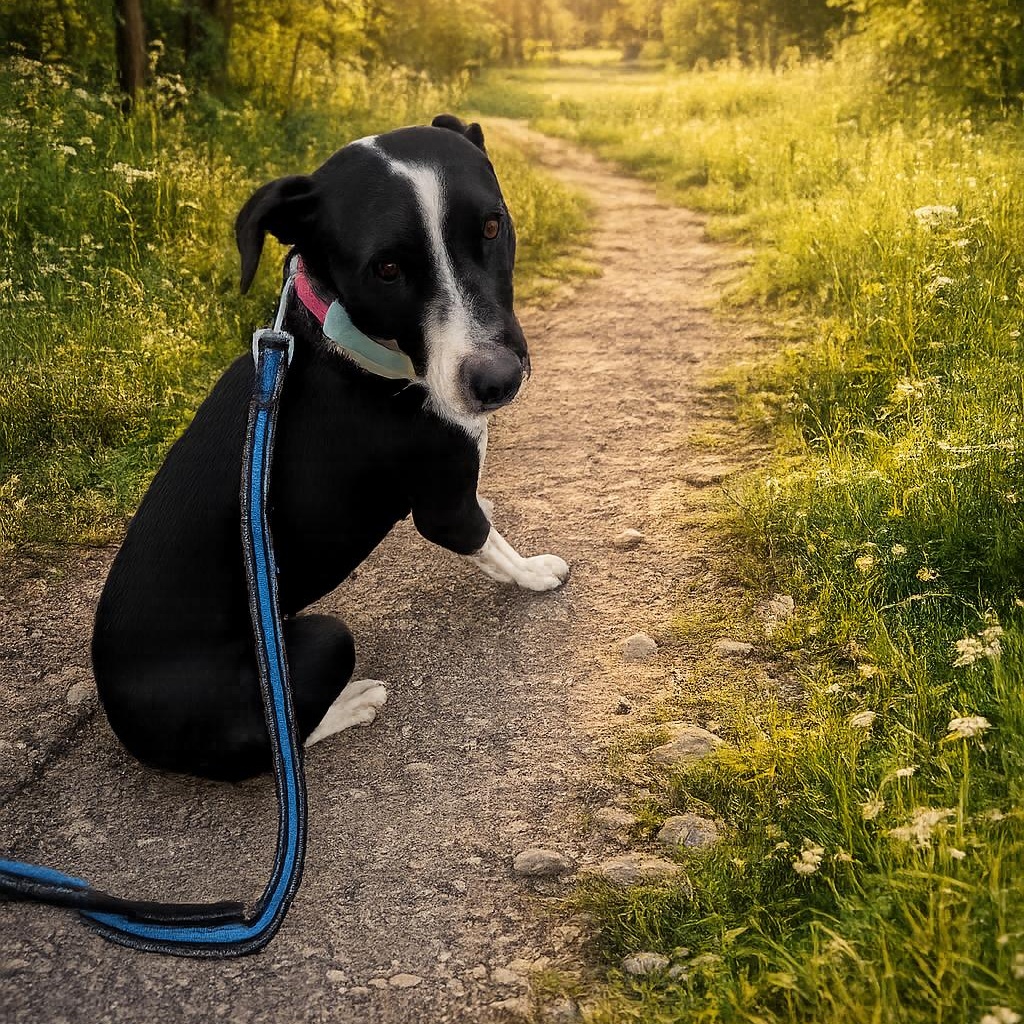 Dixi, Adoptable, Adult Female Mixed Breed & Labrador Retriever.