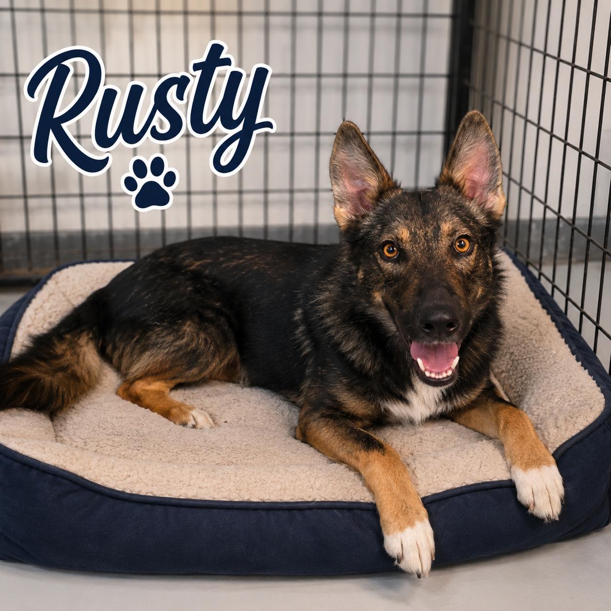 Enlarge Rusty, an adopted mixed breed in Momence, IL image 1/1