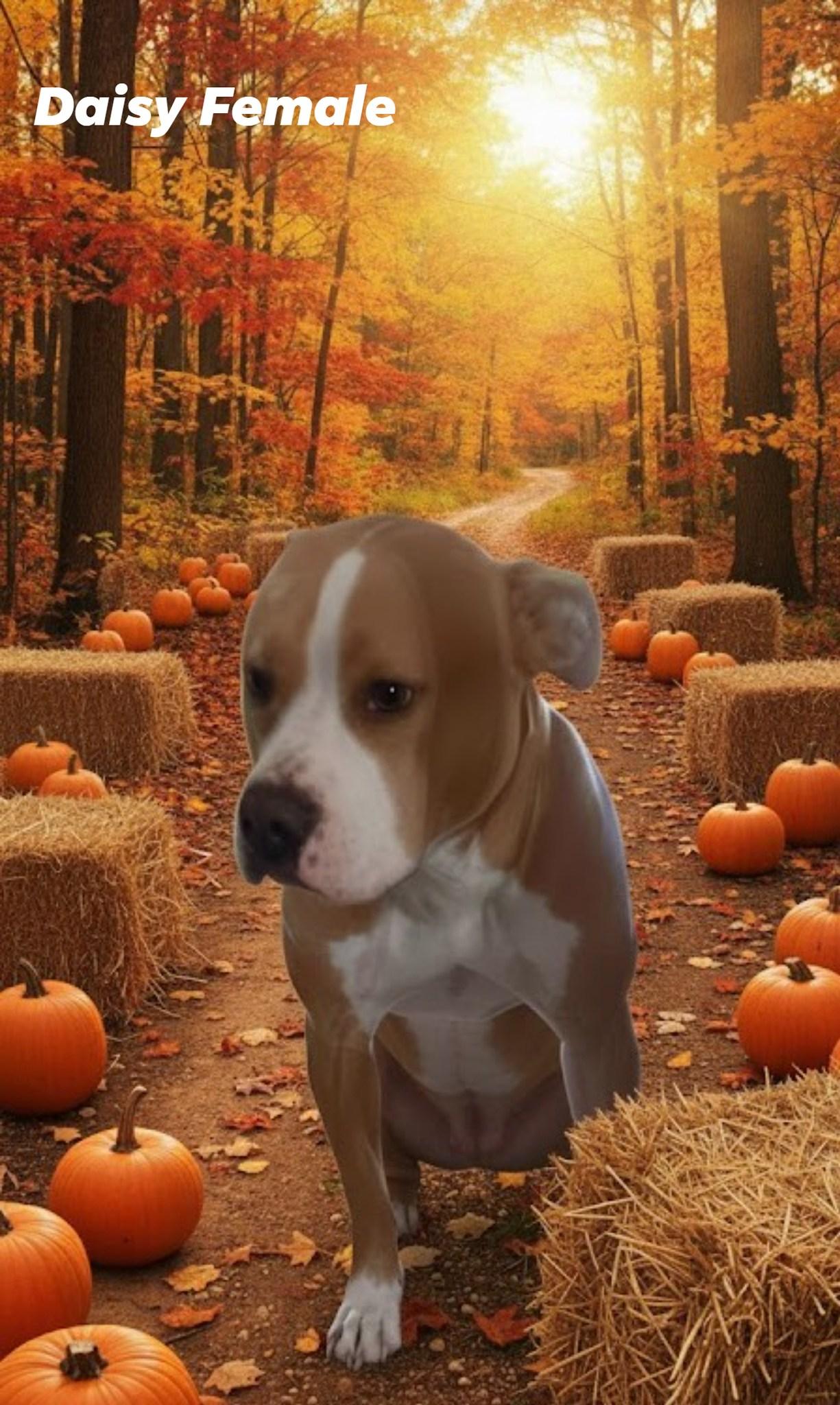 Daisy, Adopted, Adult Female Pit Bull Terrier.