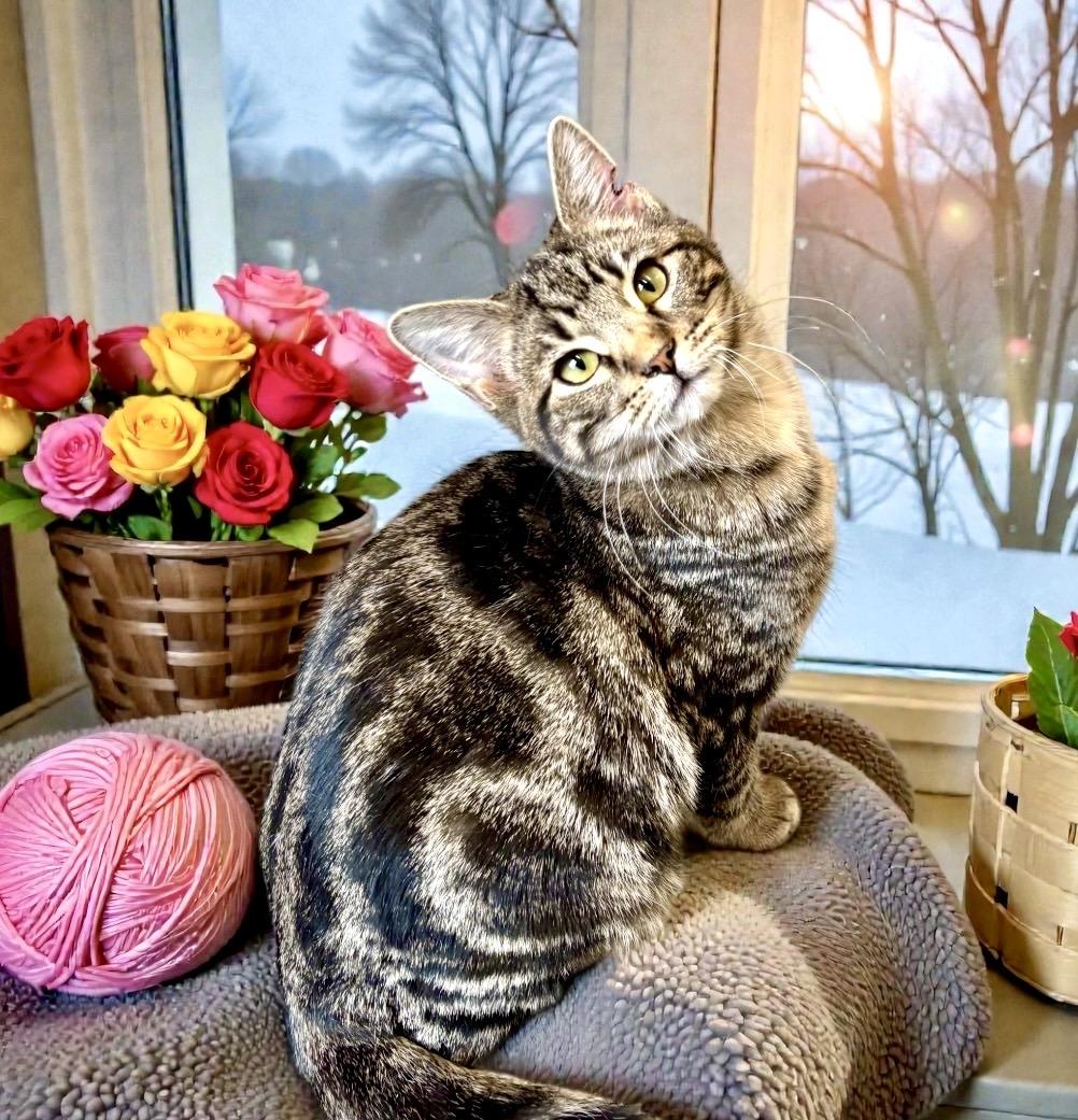 Enlarge Macaroon, a ADOPTABLE Tabby in Perry, IA image 4/6