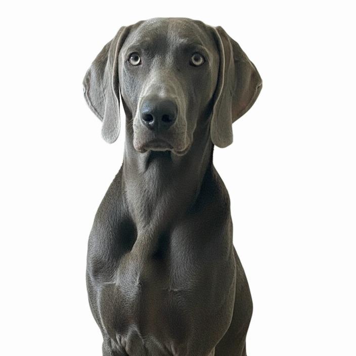Saturday 7239, Adoptable, Adult Male Weimaraner.