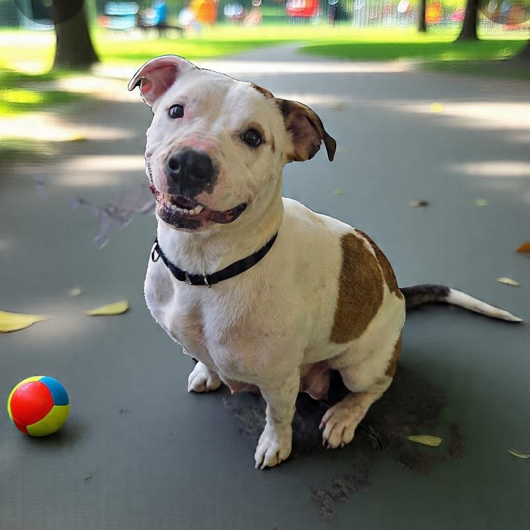 Sage (Mama dog), Adoptable, Adult Female American Staffordshire Terrier.