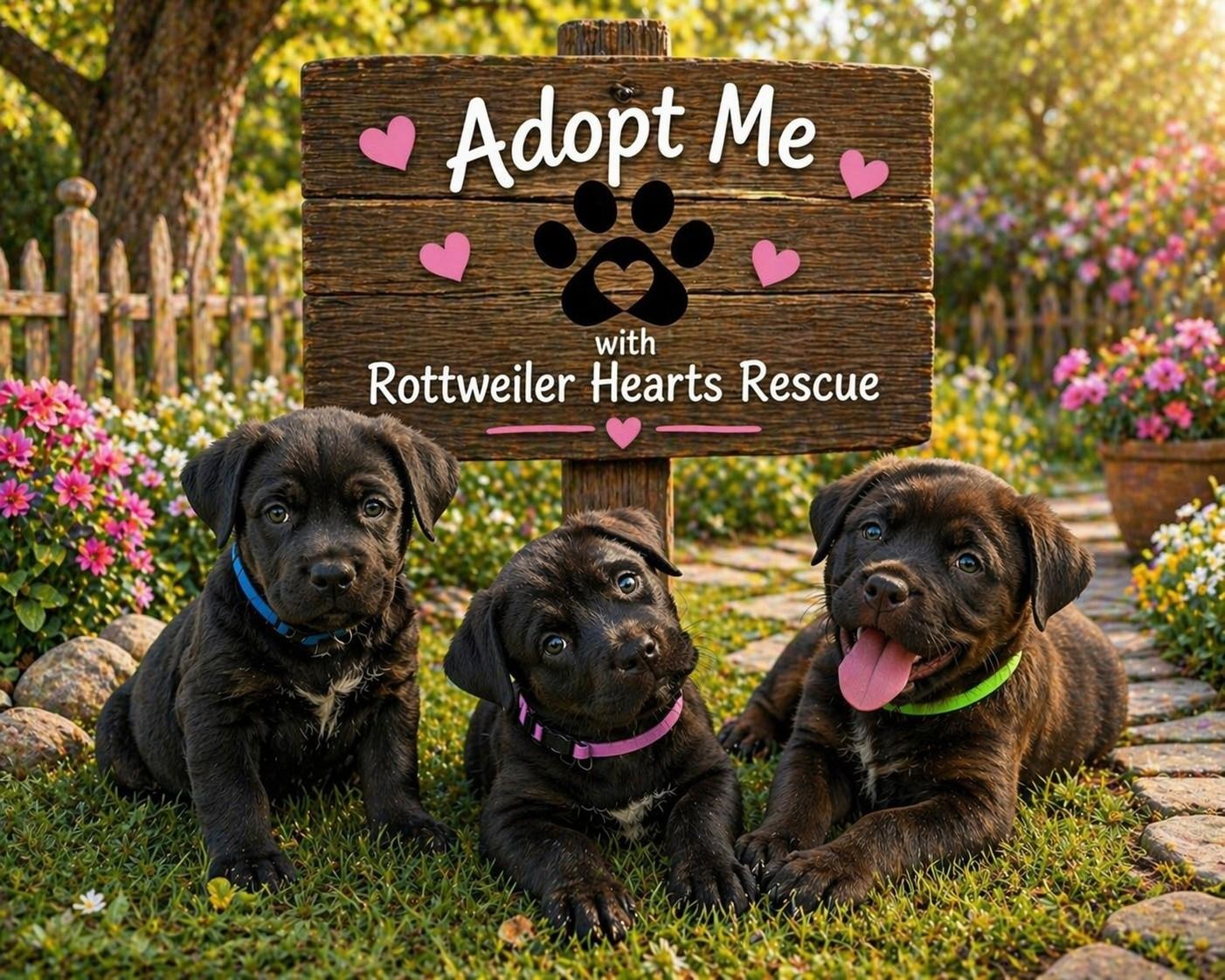 KATARINA 3 PUPPIES, ADOPTABLE, Puppy Male Rottweiler & Staffordshire Bull Terrier.