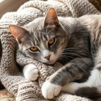 Nadia , adopted, Young Female Domestic Short Hair.
