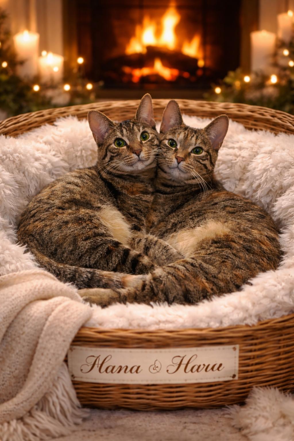 Hana And Haru , ADOPTABLE, Young Female Domestic Short Hair.