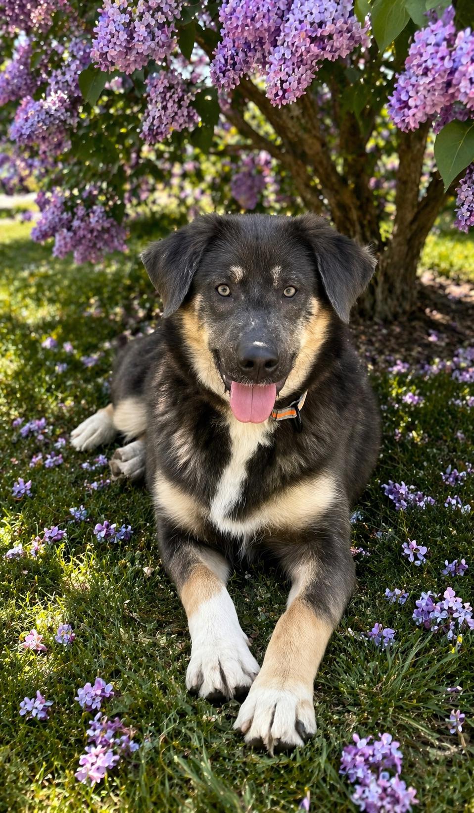 Chia, ADOPTABLE, Puppy Female Australian Shepherd.