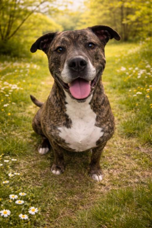DUNCAN, Adoptable, Adult Male Pit Bull Terrier & Mastiff.