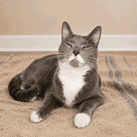 Noah, adopted, Adult Male Domestic Short Hair.