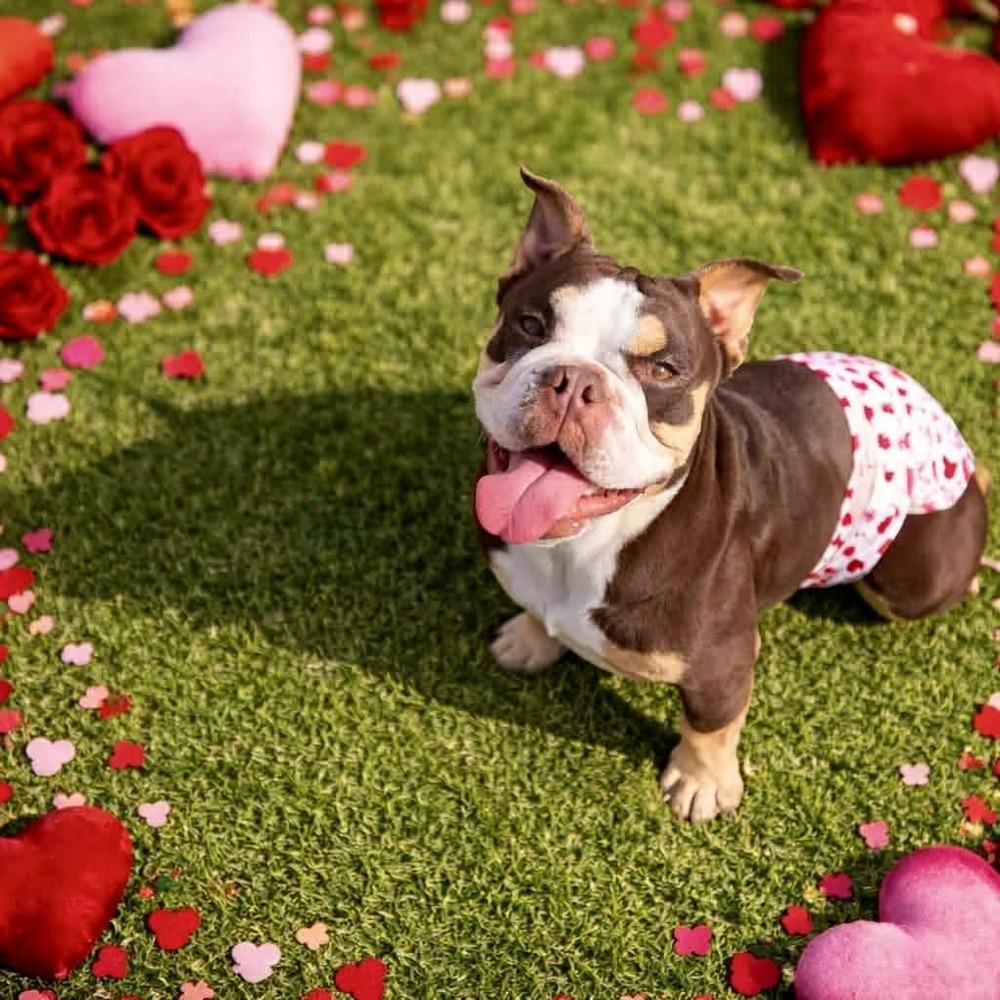 JuJuBee, Adoptable, Young Female American Bulldog & English Bulldog.