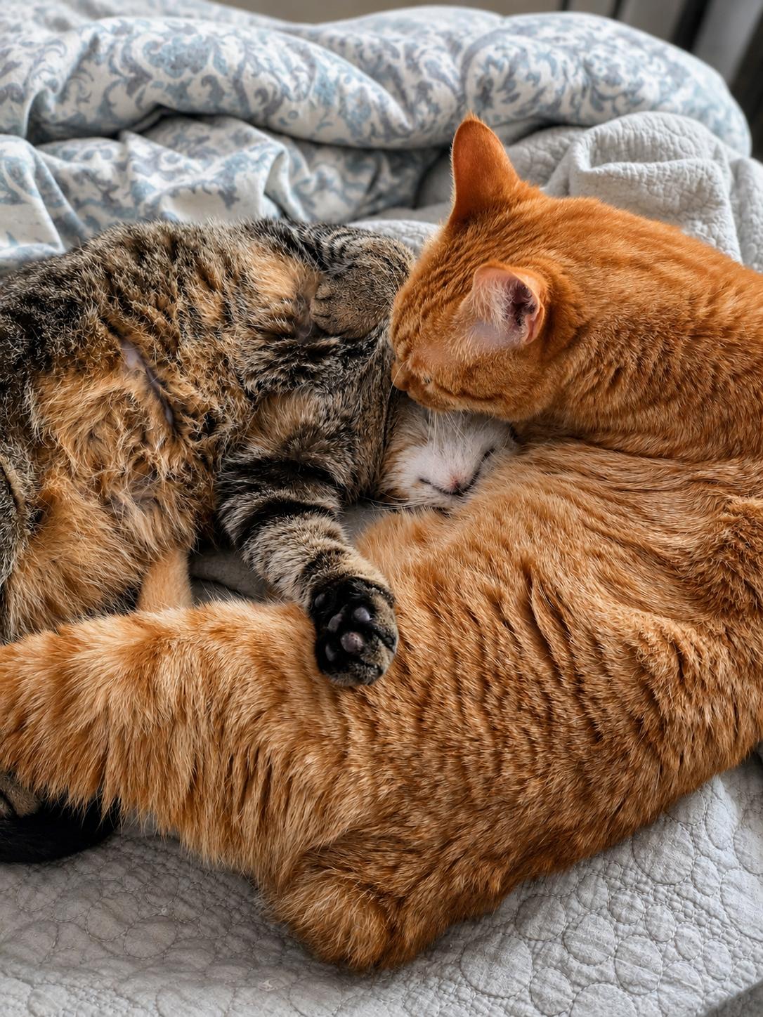 Enlarge Barney & Fred-Bonded Buddies-Courtesy Post, a Adoptable Tabby in Laurel, MD image 4/6