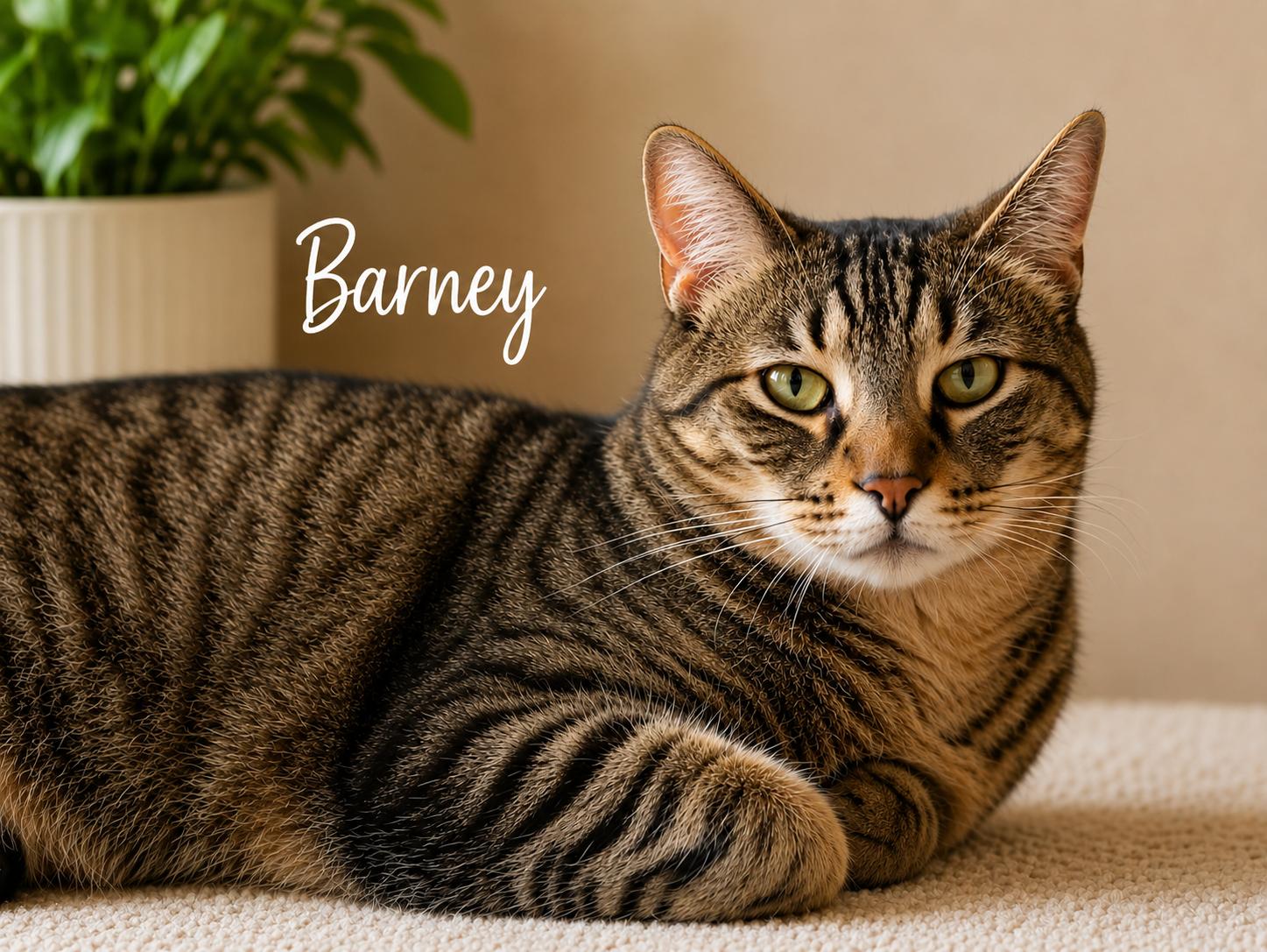 Enlarge Barney & Fred-Bonded Buddies-Courtesy Post, a Adoptable Tabby in Laurel, MD image 2/6