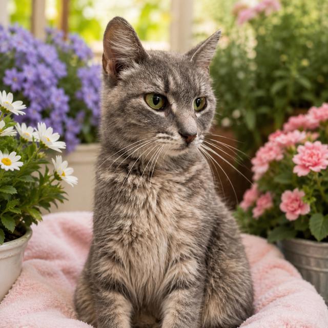 Enlarge HollyHock *AVAILABLE AT PETSMART 280*, a Adoptable Domestic Short Hair in Columbiana, AL image 1/1