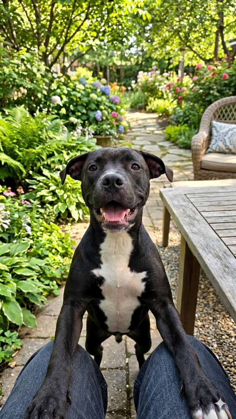 Enlarge Georgia, a Adoptable mixed breed in RUSSIAVILLE, IN image 4/4
