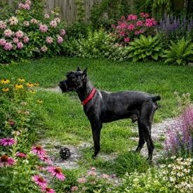 Latto, ADOPTABLE, Adult Male Giant Schnauzer.