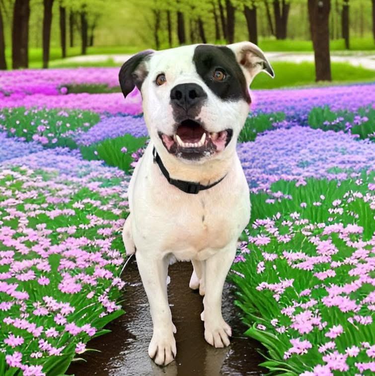 Petey, ADOPTABLE, Adult Male American Staffordshire Terrier.