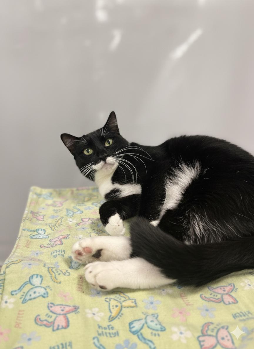 Evi (Central Texas), a Adoptable Tuxedo image 2/6